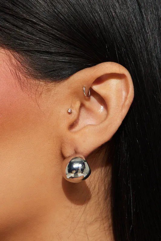 Little Cutie Earrings - Silver sold by Fashion Nova