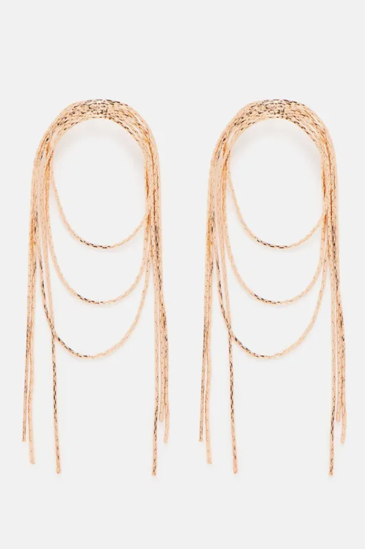 Always Look Good Drop Earrings - Gold sold by Fashion Nova