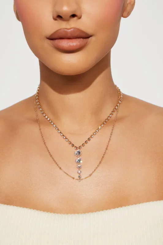 Ocean Ease Necklace - Gold sold by Fashion Nova