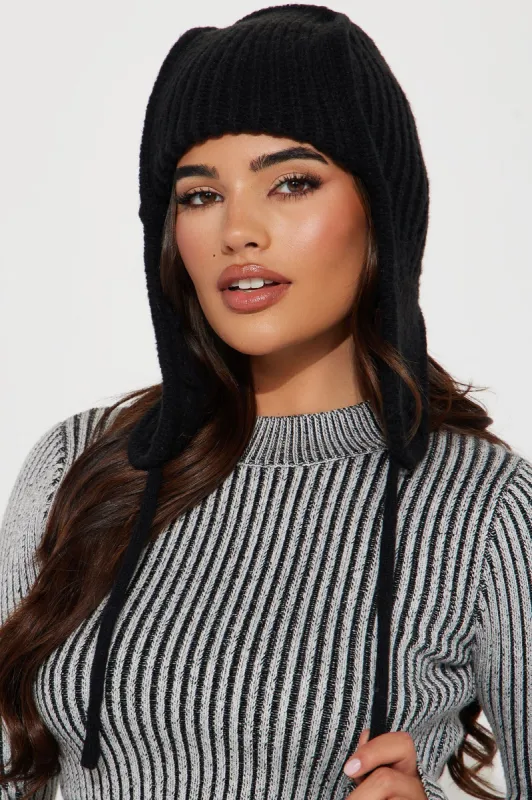 Winter Hottie Beanie - Black sold by Fashion Nova