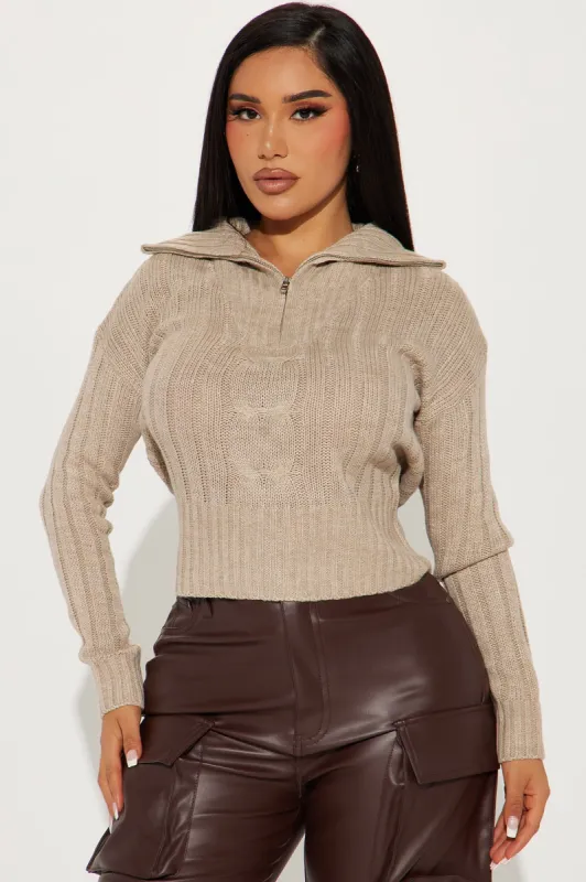 Isabelle Sweater - Oatmeal sold by Fashion Nova