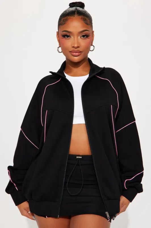 Always Devine Skirt Set - Black/Pink sold by Fashion Nova