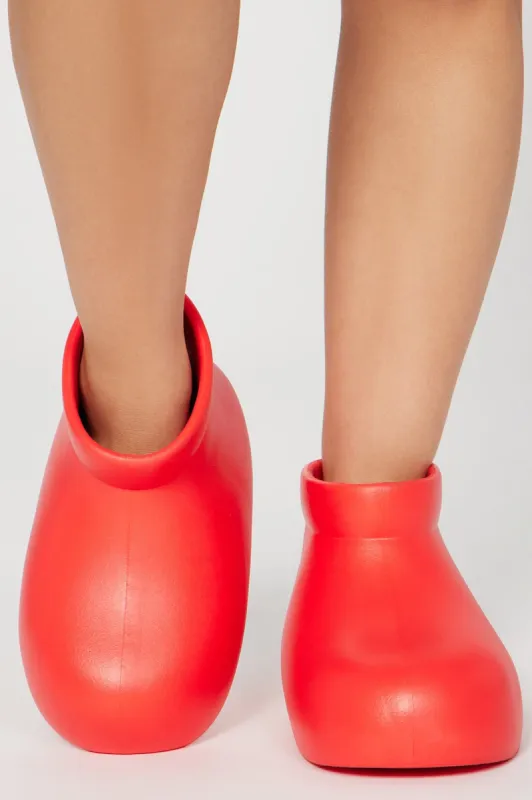 How I Roll Booties - Red sold by Fashion Nova