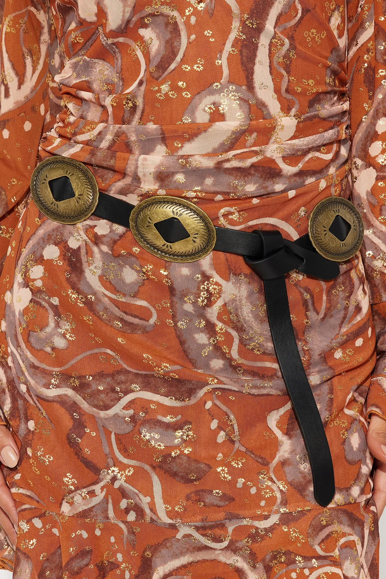 Meet At The Rodeo Belt - Black/Gold sold by Fashion Nova product image thumbnail 2