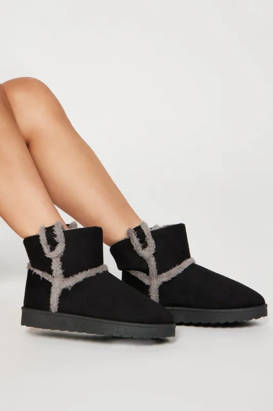 Autumn Leaves Booties - Black sold by Fashion Nova