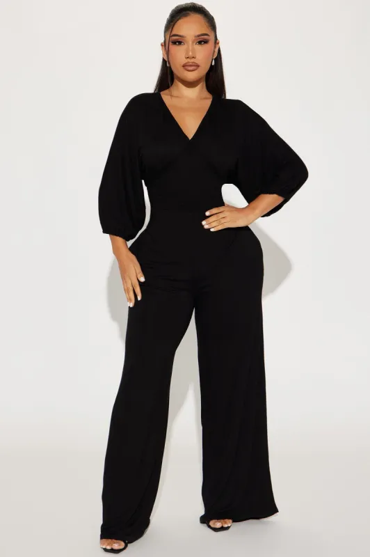 Love Me More Jumpsuit - Black sold by Fashion Nova