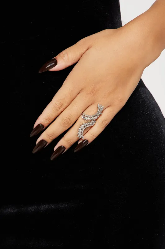 Very Glam Ring - Silver sold by Fashion Nova