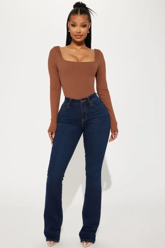 Flex Game Soft Stretch Bootcut Jeans - Dark Wash sold by Fashion Nova