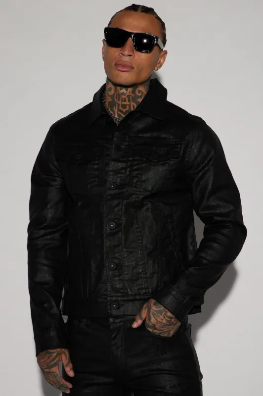 Jaded London Washed Black Rebel Jacket | Parallel