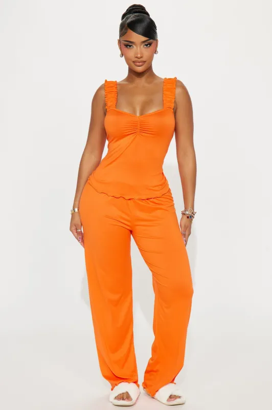 All A Dream PJ Pant Set - Orange sold by Fashion Nova
