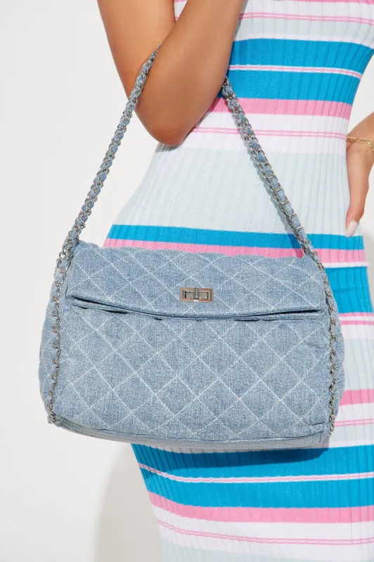 City Dreams Handbag - Light Wash sold by Fashion Nova