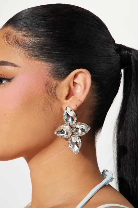 Shining Attitude Earrings - Silver sold by Fashion Nova