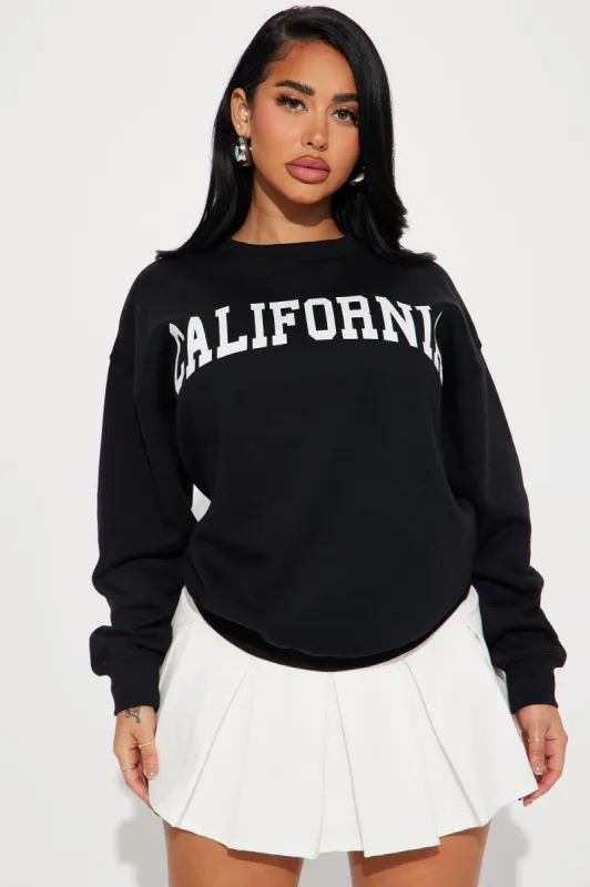 California Vintage Crew Neck Sweatshirt - Black sold by Fashion Nova