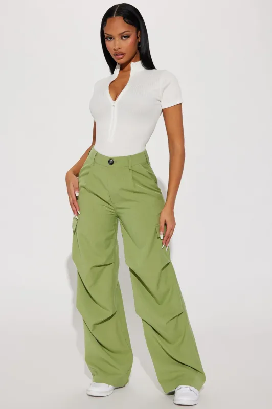 In The Mix Cargo Trouser - Sage sold by Fashion Nova