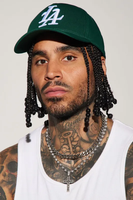 LA Snapback Hat - Green sold by Fashion Nova