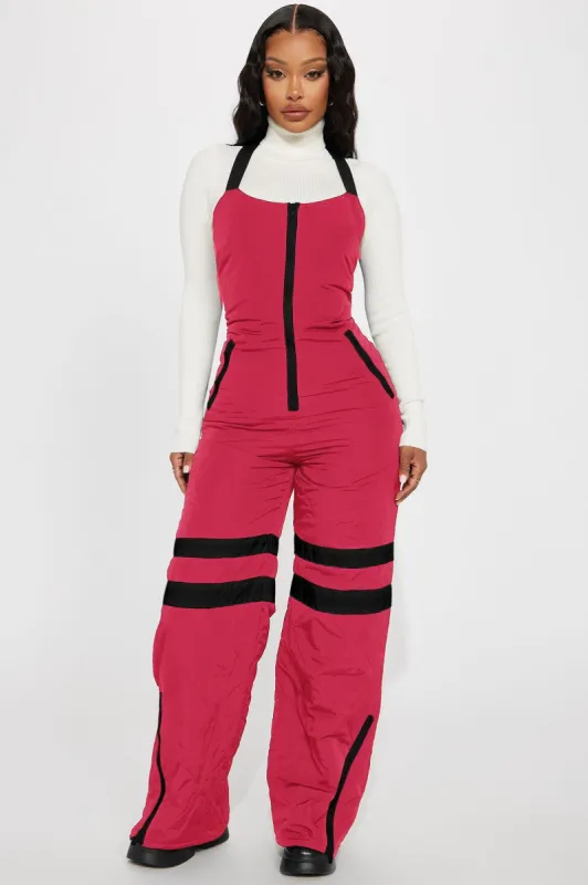 Hit The Slopes Jumpsuit - Fuchsia sold by Fashion Nova
