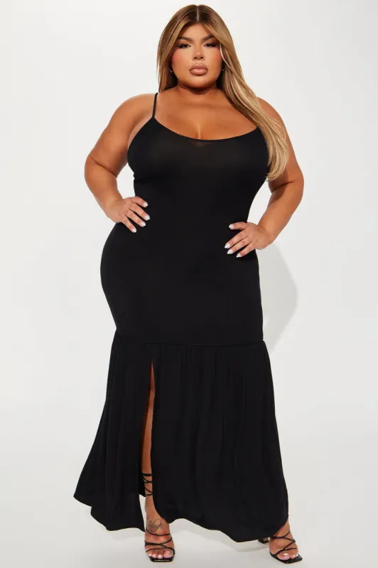 Claudia Maxi Dress - Black sold by Fashion Nova