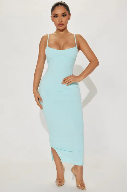 Mercedes Snatched Midi Dress - Mint sold by Fashion Nova