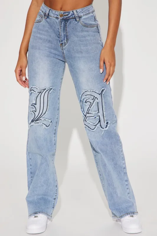 LA Baby Baggy Jeans - Light Wash sold by Fashion Nova