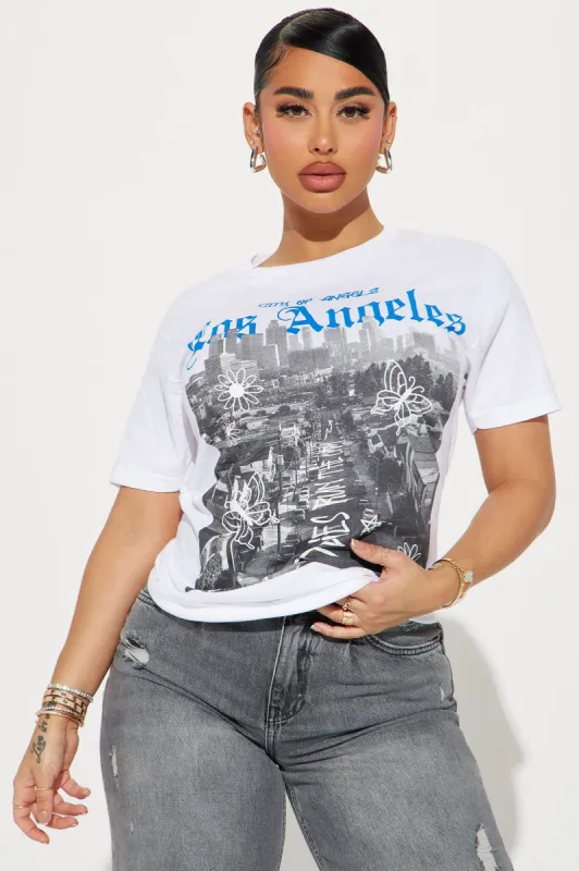 LA Streets Graphic Tee - White sold by Fashion Nova