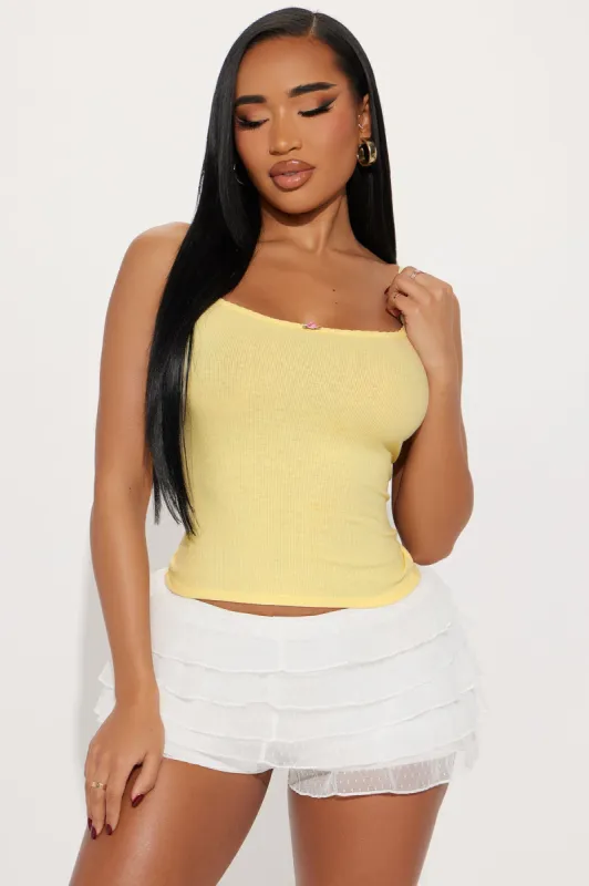 Cutest Of All Cami - Yellow sold by Fashion Nova