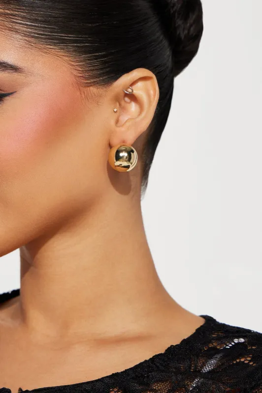 Simple Look Earrings - Gold sold by Fashion Nova