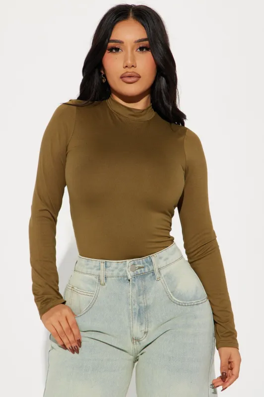 Cameron Double Lined Top - Olive sold by Fashion Nova