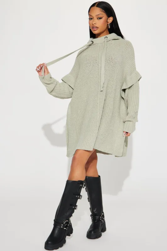 Comfy and Chill Sweater - Sage sold by Fashion Nova