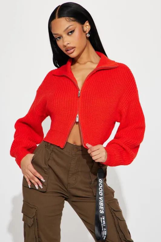 Jovie Cardigan - Orange sold by Fashion Nova