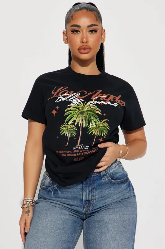 Endless Summer LA Graphic Tee - Black sold by Fashion Nova