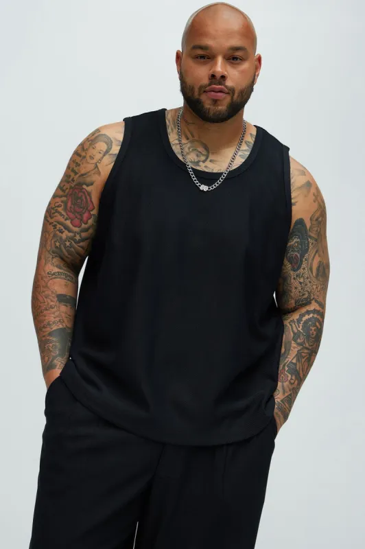 Turner Tank Top - Black sold by Fashion Nova