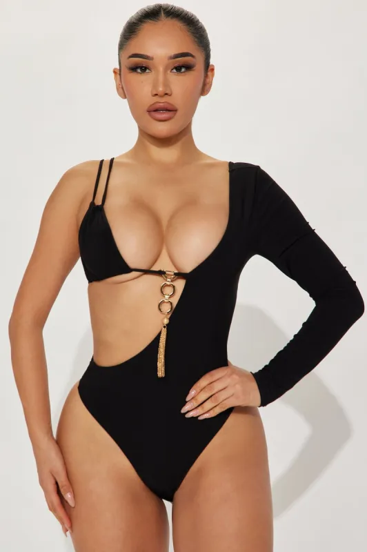 Living Better Bodysuit - Black sold by Fashion Nova