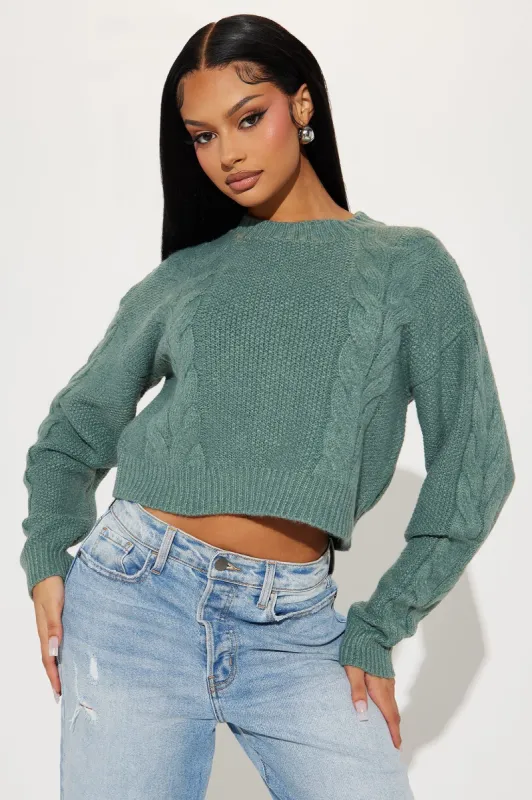Cassidy Sweater - Green sold by Fashion Nova