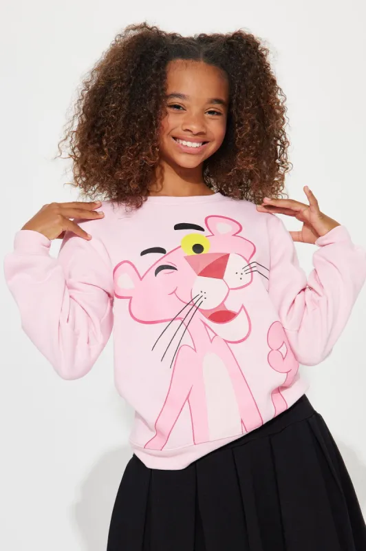 Mini Pink Panther Sweatshirt - Pink sold by Fashion Nova