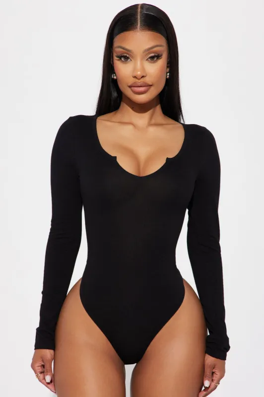 Siena Bodysuit - Black sold by Fashion Nova