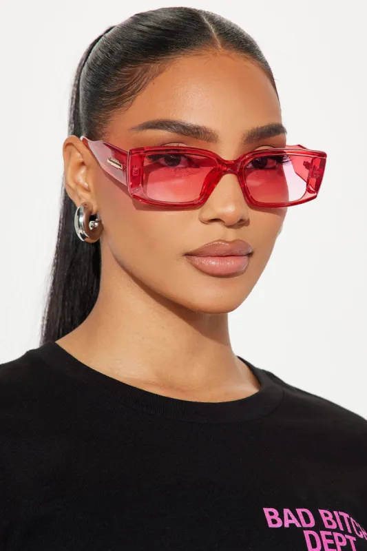 Sweet And Sassy Sunglasses - Pink sold by Fashion Nova