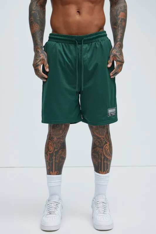 Catch Me Mesh Shorts - Green sold by Fashion Nova