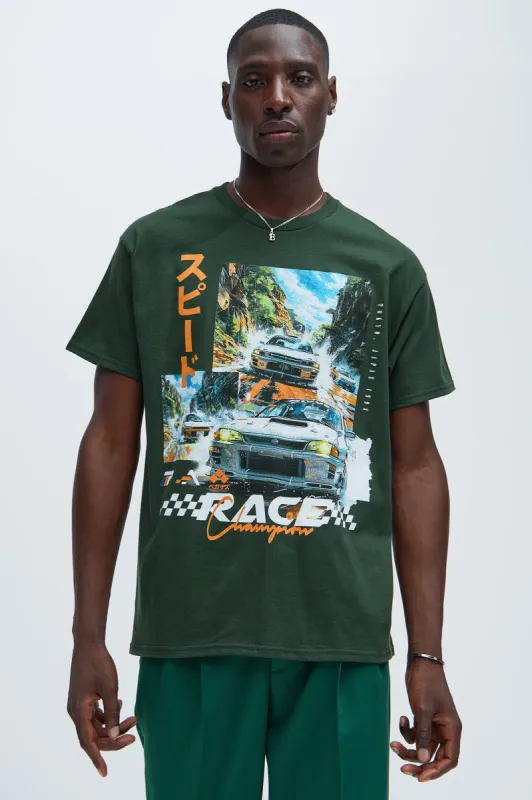 Speed Race Short Sleeve Tee - Hunter sold by Fashion Nova