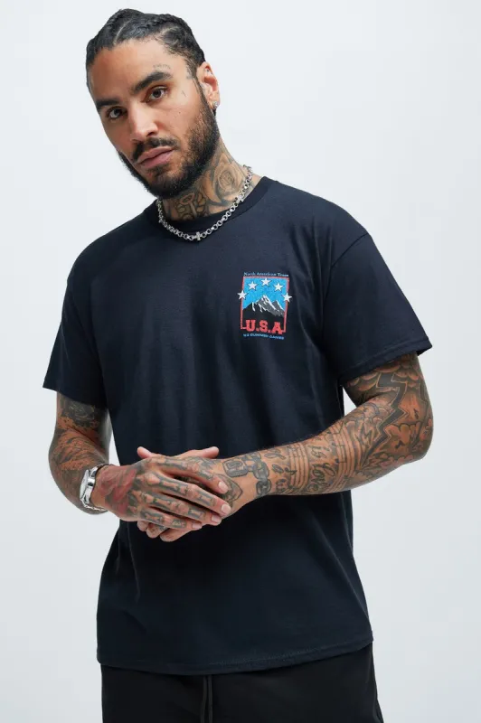 USA '83 Summer Games Short Sleeve Tee - Black sold by Fashion Nova