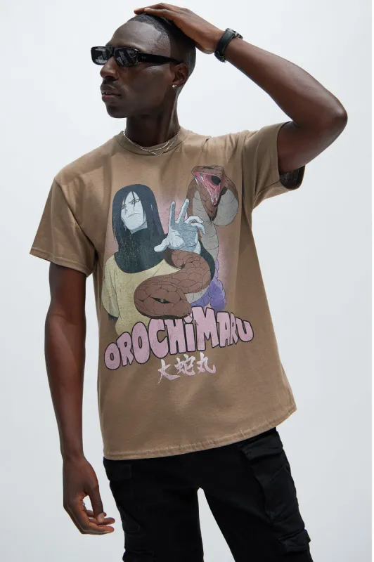 Naruto Orochimaru Short Sleeve Tee - Tan sold by Fashion Nova