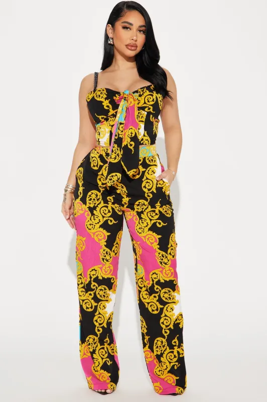 High Status Pant Set - Black/combo sold by Fashion Nova