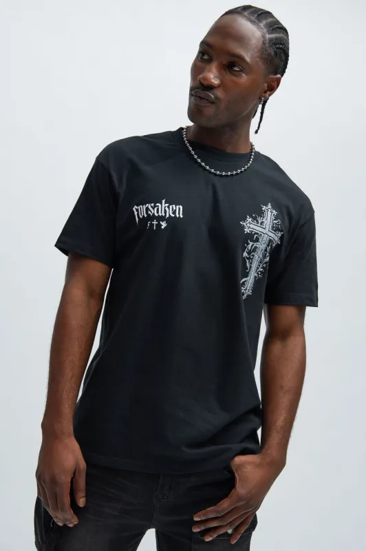 Forsaken Short Sleeve Tee - Black sold by Fashion Nova