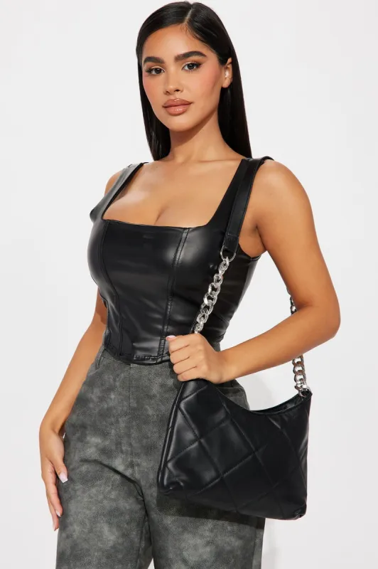 Rock Star Style Cross Body Handbag  - Black sold by Fashion Nova