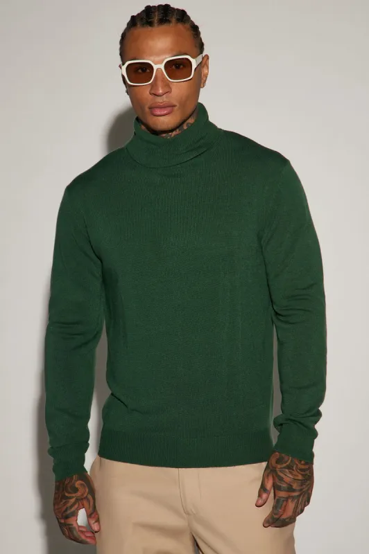 DeAngelo Turtleneck Sweater - Hunter sold by Fashion Nova