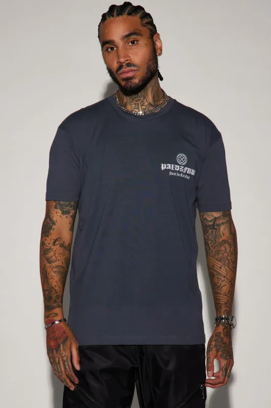 Paid In Full Short Sleeve Tee - Indigo sold by Fashion Nova