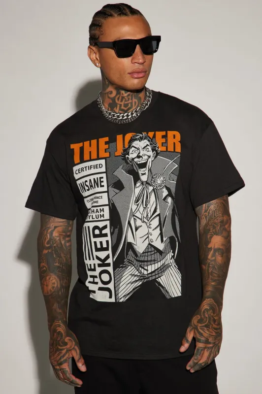 The Joker Cover Short Sleeve Tee - Black sold by Fashion Nova