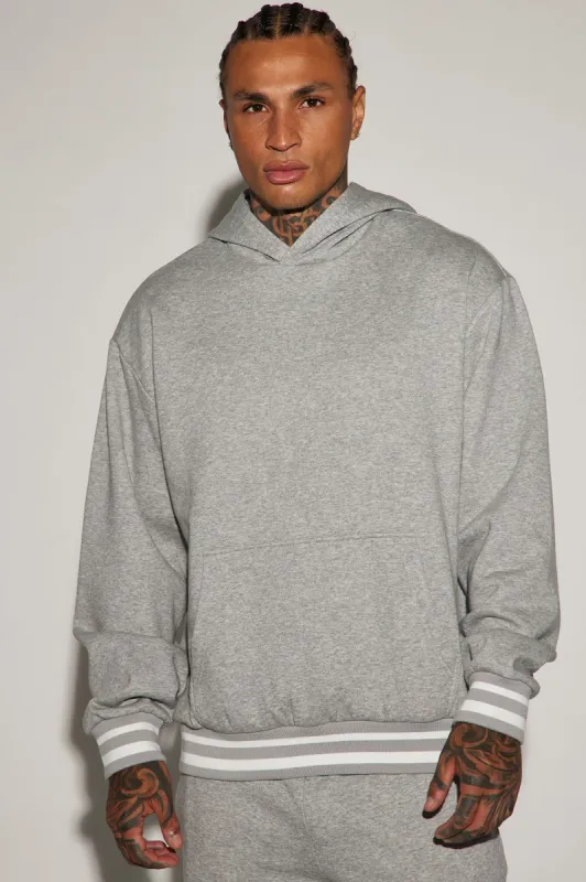 Melrose Hoodie - Heather Grey sold by Fashion Nova