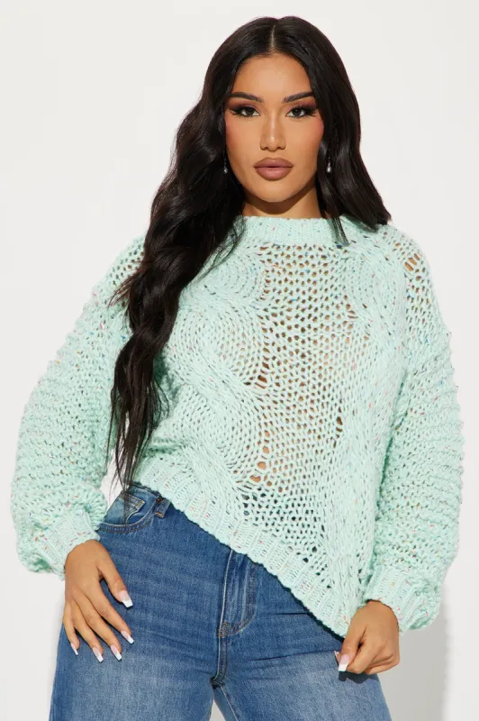 Ice Cream Dream Sweater - Mint made by Fashion Nova