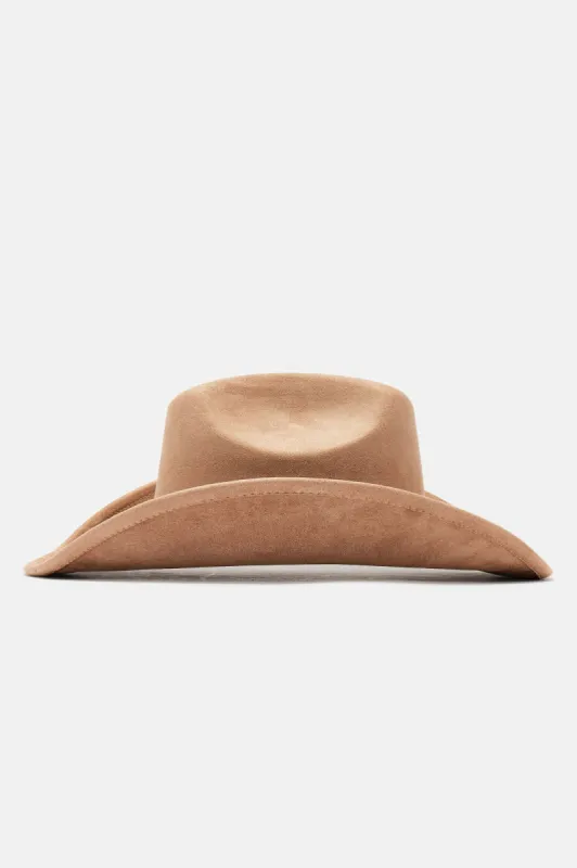 Everyday Cowboy Hat  - Taupe sold by Fashion Nova