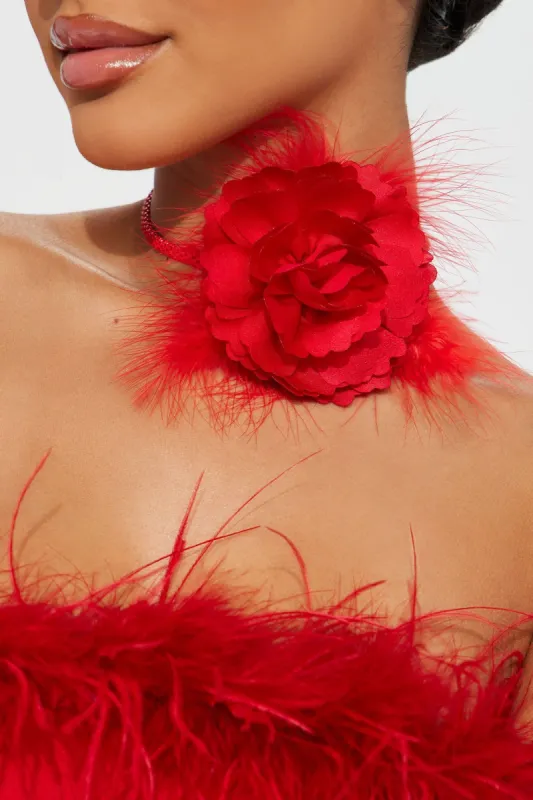 Queens Gala Necklace - Red sold by Fashion Nova